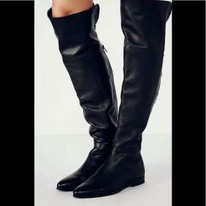 Le Chateau Knee High Luxe Leather Boots
